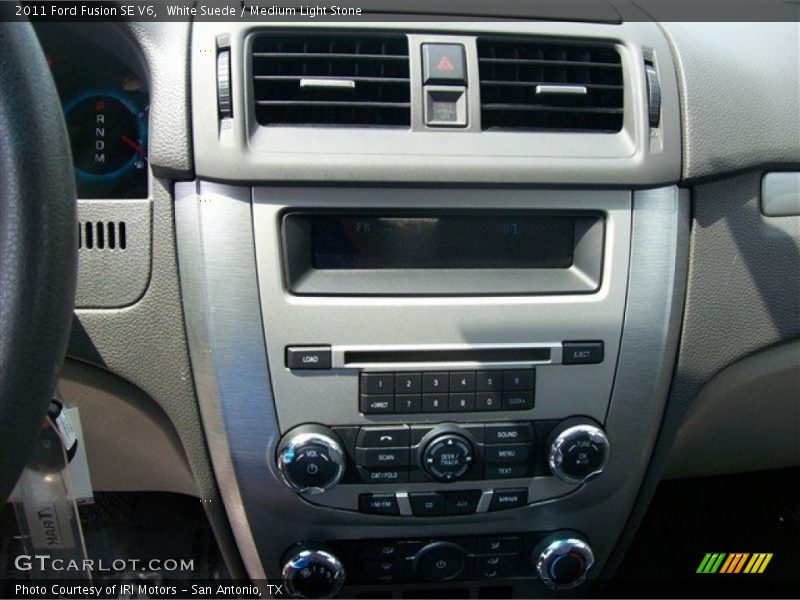White Suede / Medium Light Stone 2011 Ford Fusion SE V6