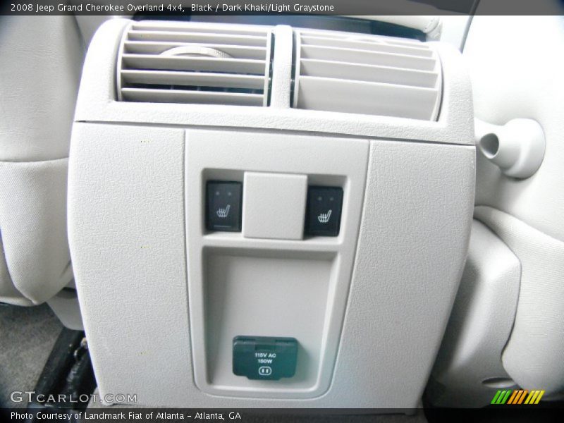 Black / Dark Khaki/Light Graystone 2008 Jeep Grand Cherokee Overland 4x4