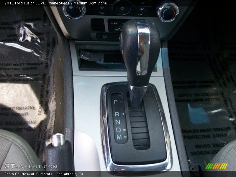 White Suede / Medium Light Stone 2011 Ford Fusion SE V6