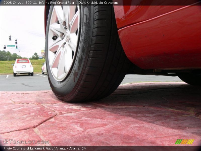 Inferno Red Crystal Pearl / Dark Khaki/Light Graystone 2008 Chrysler 300 LX