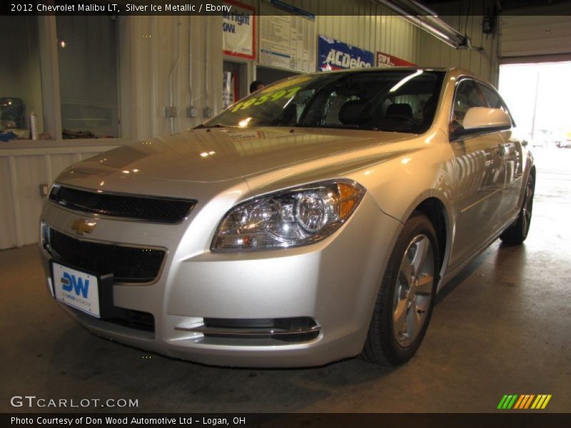 Silver Ice Metallic / Ebony 2012 Chevrolet Malibu LT