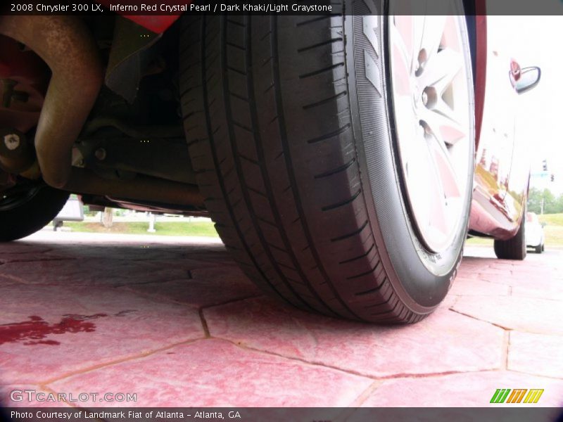 Inferno Red Crystal Pearl / Dark Khaki/Light Graystone 2008 Chrysler 300 LX