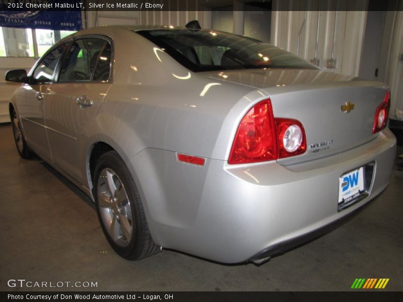 Silver Ice Metallic / Ebony 2012 Chevrolet Malibu LT