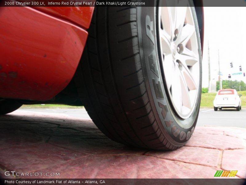 Inferno Red Crystal Pearl / Dark Khaki/Light Graystone 2008 Chrysler 300 LX