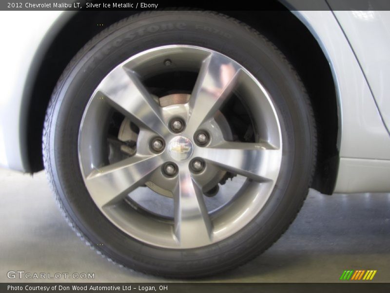 Silver Ice Metallic / Ebony 2012 Chevrolet Malibu LT