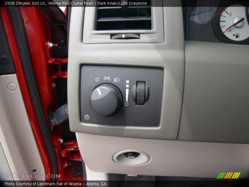 Inferno Red Crystal Pearl / Dark Khaki/Light Graystone 2008 Chrysler 300 LX