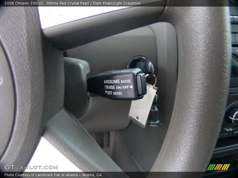 Inferno Red Crystal Pearl / Dark Khaki/Light Graystone 2008 Chrysler 300 LX