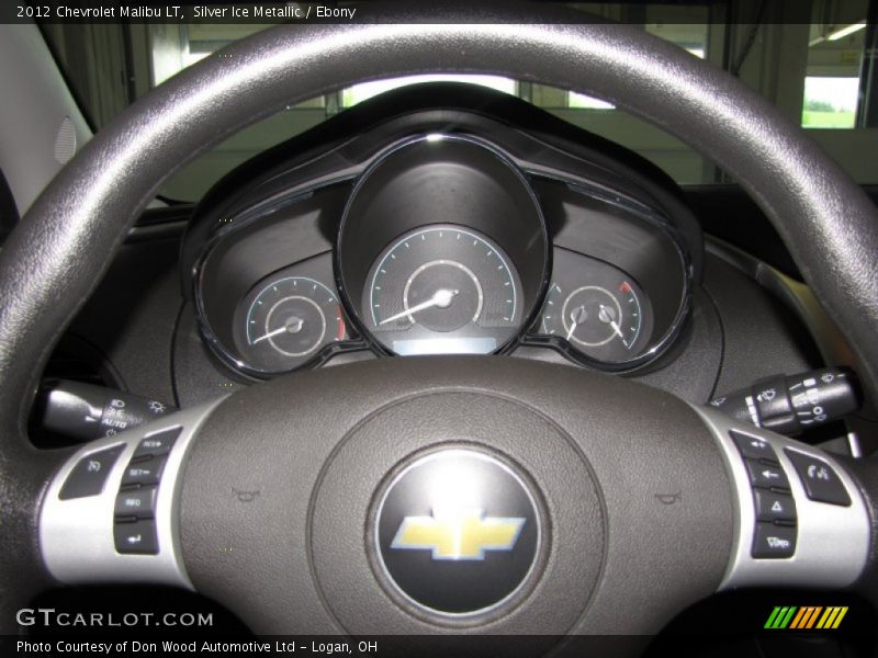 Silver Ice Metallic / Ebony 2012 Chevrolet Malibu LT