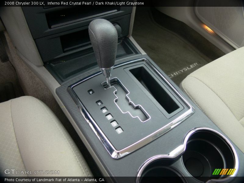 Inferno Red Crystal Pearl / Dark Khaki/Light Graystone 2008 Chrysler 300 LX