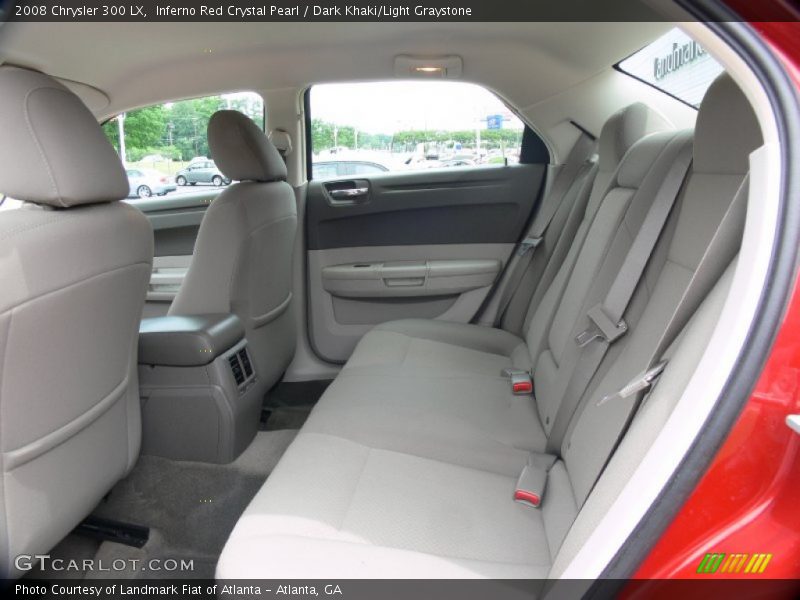 Inferno Red Crystal Pearl / Dark Khaki/Light Graystone 2008 Chrysler 300 LX