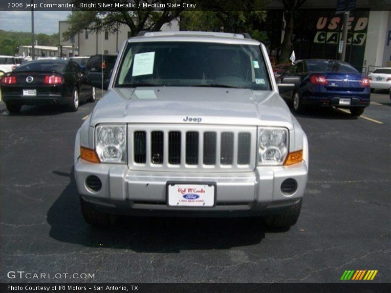 Bright Silver Metallic / Medium Slate Gray 2006 Jeep Commander