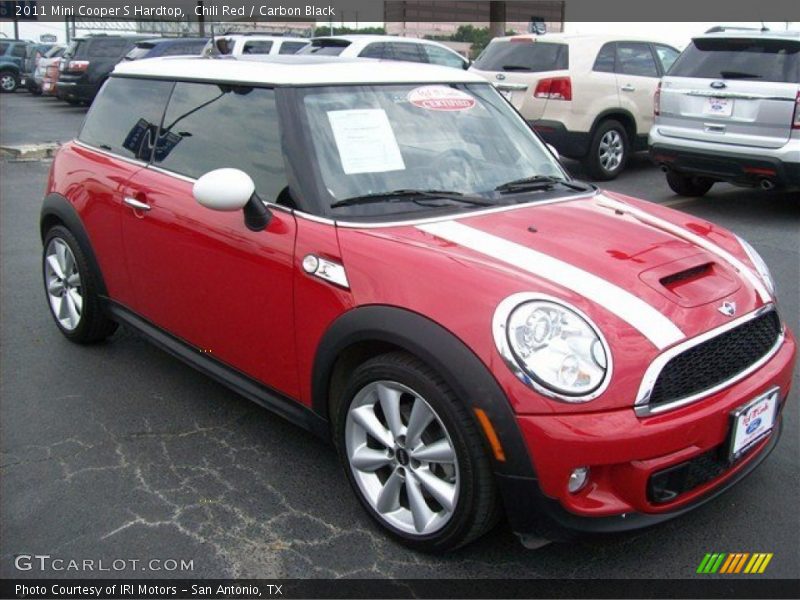 Chili Red / Carbon Black 2011 Mini Cooper S Hardtop