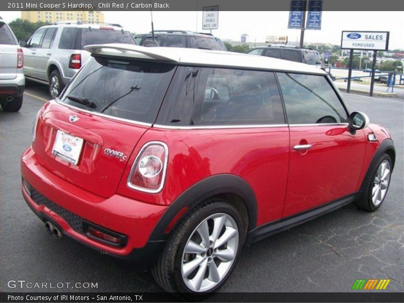 Chili Red / Carbon Black 2011 Mini Cooper S Hardtop