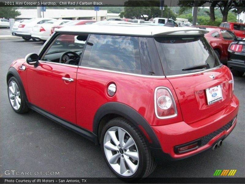 Chili Red / Carbon Black 2011 Mini Cooper S Hardtop