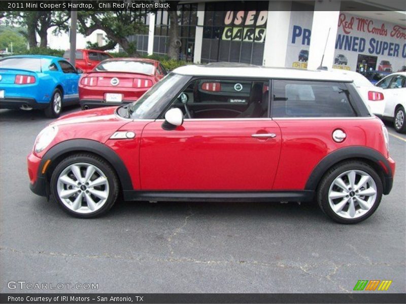 Chili Red / Carbon Black 2011 Mini Cooper S Hardtop