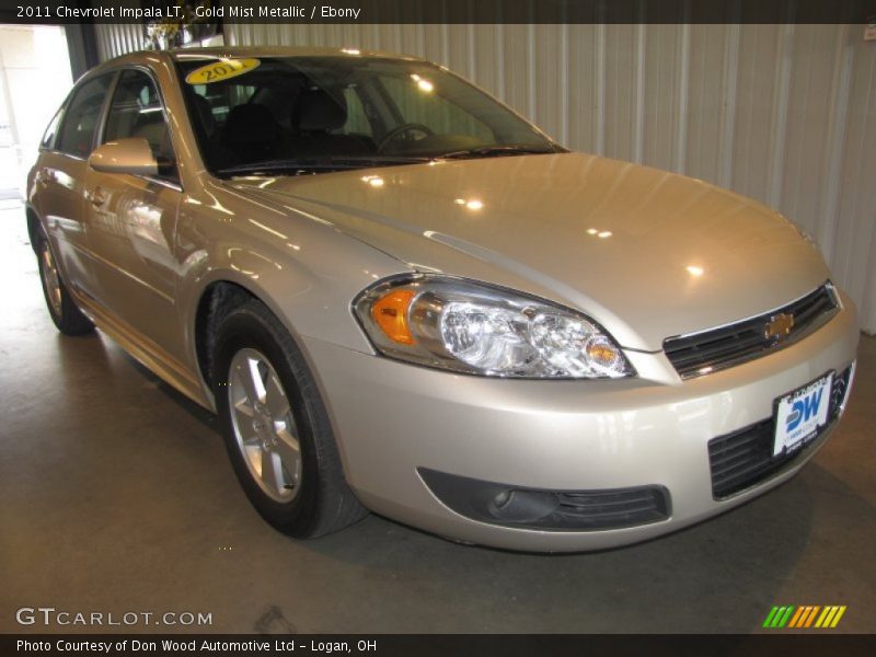 Gold Mist Metallic / Ebony 2011 Chevrolet Impala LT