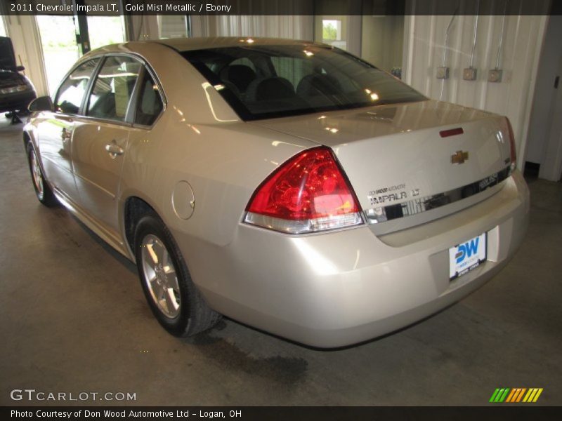 Gold Mist Metallic / Ebony 2011 Chevrolet Impala LT