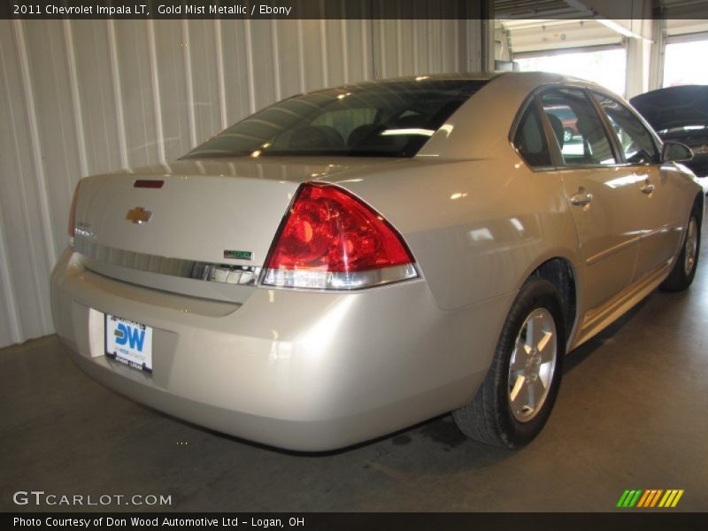 Gold Mist Metallic / Ebony 2011 Chevrolet Impala LT