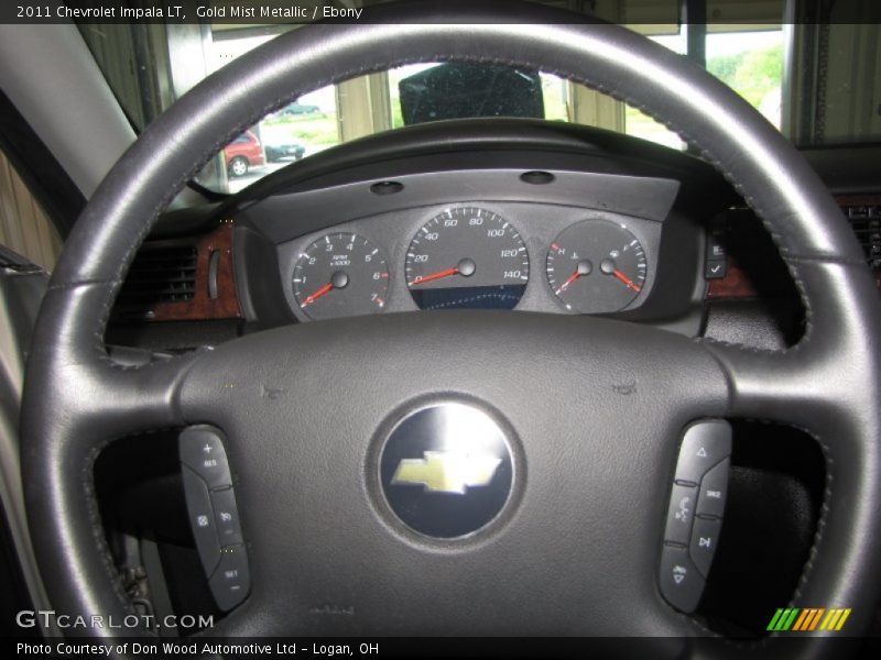 Gold Mist Metallic / Ebony 2011 Chevrolet Impala LT