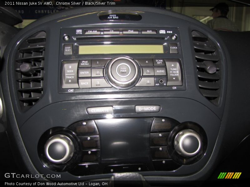 Chrome Silver / Black/Silver Trim 2011 Nissan Juke SV AWD