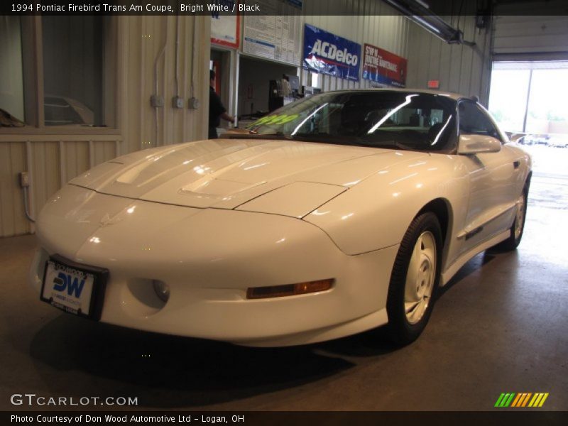 Bright White / Black 1994 Pontiac Firebird Trans Am Coupe