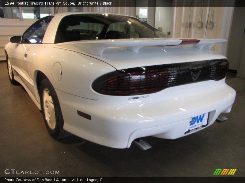 Bright White / Black 1994 Pontiac Firebird Trans Am Coupe