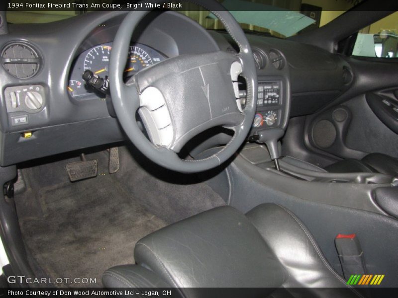 Bright White / Black 1994 Pontiac Firebird Trans Am Coupe