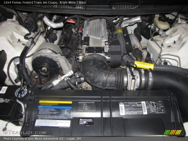 Bright White / Black 1994 Pontiac Firebird Trans Am Coupe