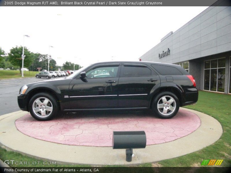 Brilliant Black Crystal Pearl / Dark Slate Gray/Light Graystone 2005 Dodge Magnum R/T AWD