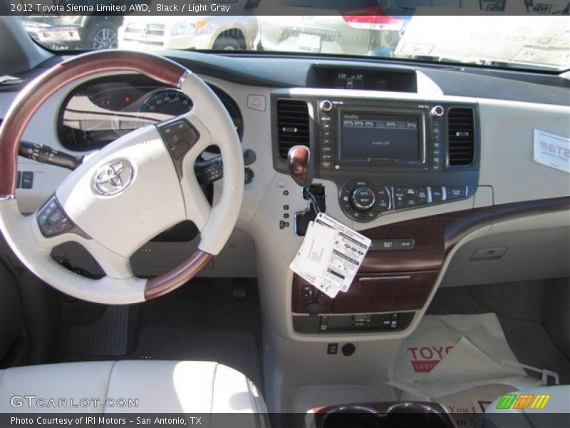 Black / Light Gray 2012 Toyota Sienna Limited AWD