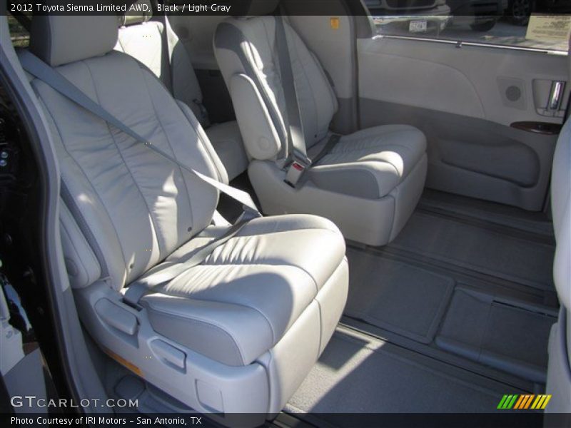 Black / Light Gray 2012 Toyota Sienna Limited AWD