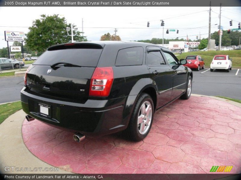 Brilliant Black Crystal Pearl / Dark Slate Gray/Light Graystone 2005 Dodge Magnum R/T AWD