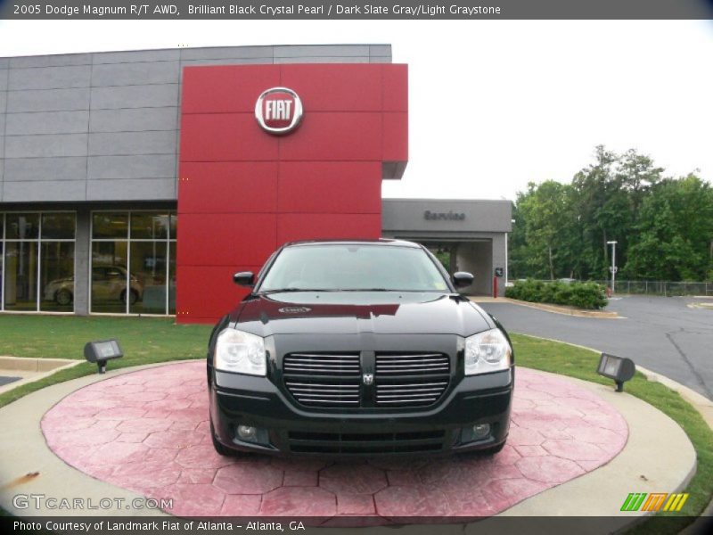 Brilliant Black Crystal Pearl / Dark Slate Gray/Light Graystone 2005 Dodge Magnum R/T AWD