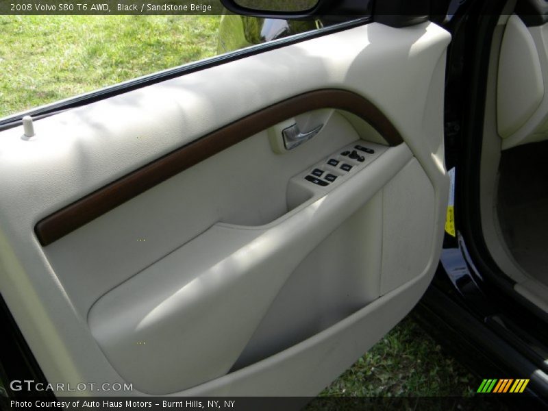 Black / Sandstone Beige 2008 Volvo S80 T6 AWD