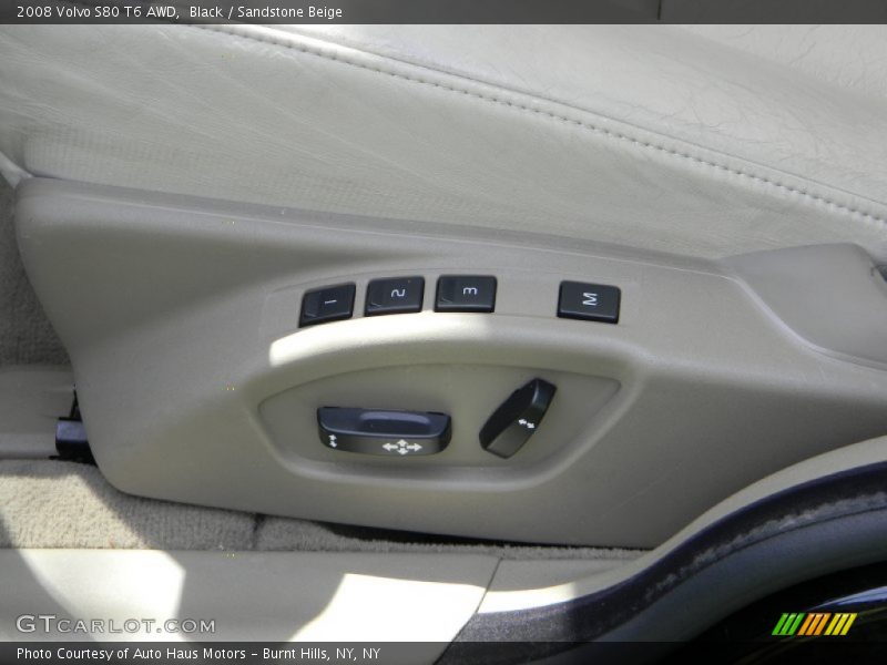 Black / Sandstone Beige 2008 Volvo S80 T6 AWD