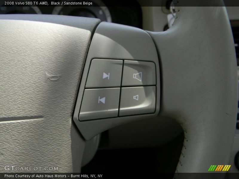 Black / Sandstone Beige 2008 Volvo S80 T6 AWD