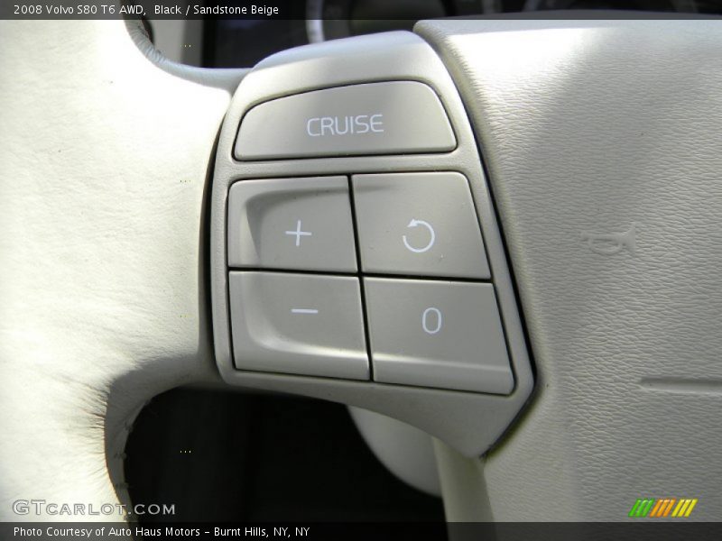 Black / Sandstone Beige 2008 Volvo S80 T6 AWD