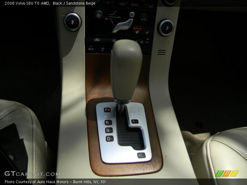 Black / Sandstone Beige 2008 Volvo S80 T6 AWD