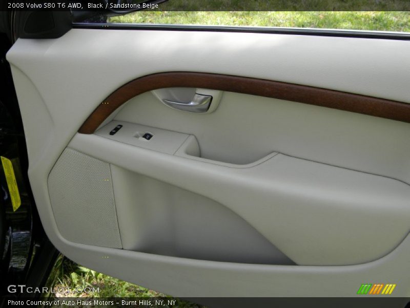 Black / Sandstone Beige 2008 Volvo S80 T6 AWD
