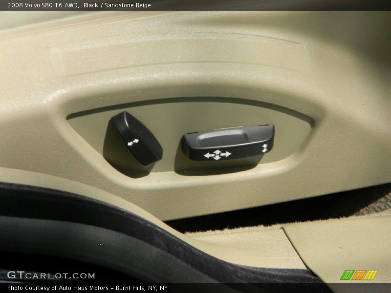 Black / Sandstone Beige 2008 Volvo S80 T6 AWD