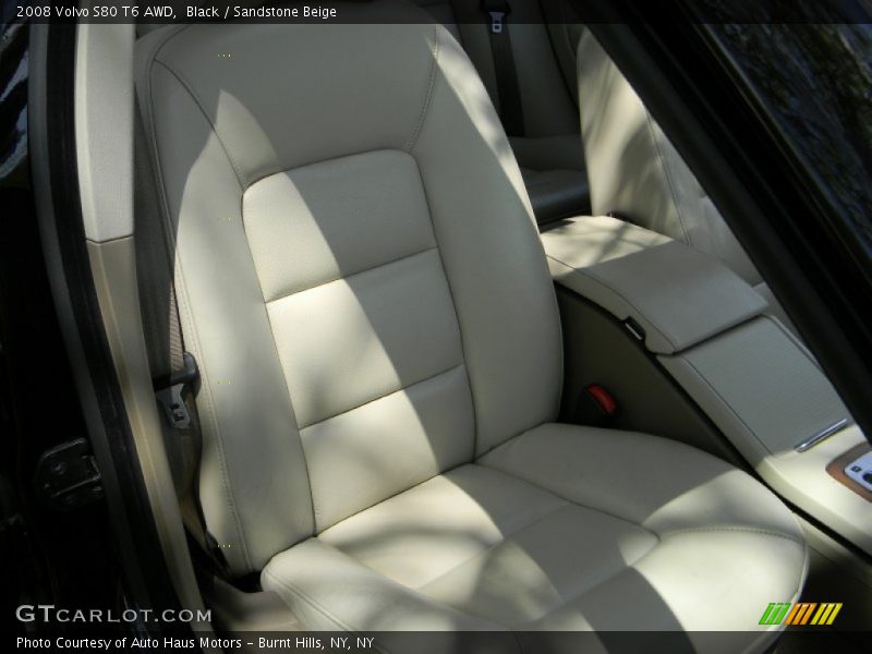 Black / Sandstone Beige 2008 Volvo S80 T6 AWD