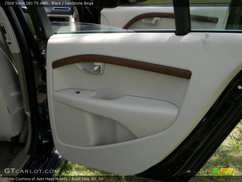 Black / Sandstone Beige 2008 Volvo S80 T6 AWD