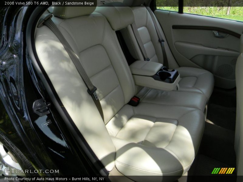 Black / Sandstone Beige 2008 Volvo S80 T6 AWD