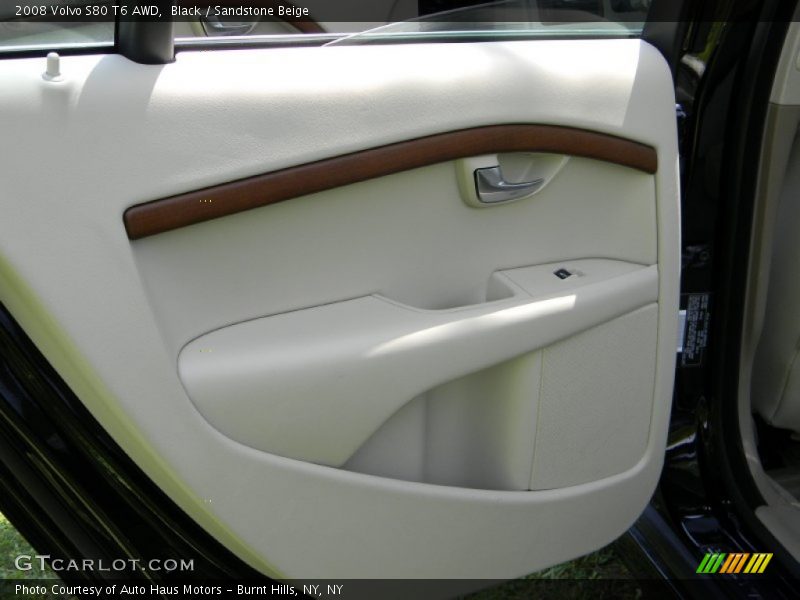 Black / Sandstone Beige 2008 Volvo S80 T6 AWD
