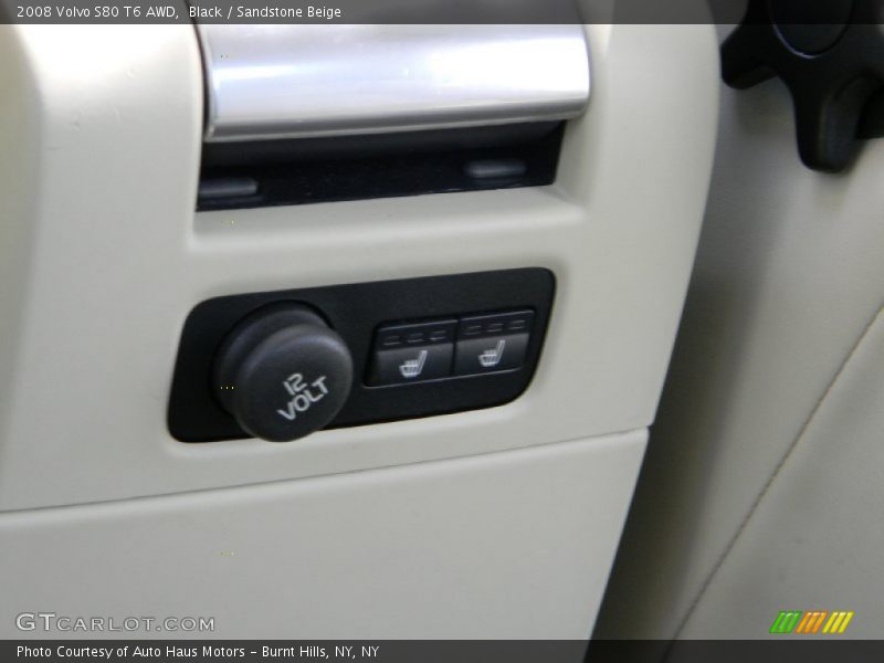 Black / Sandstone Beige 2008 Volvo S80 T6 AWD