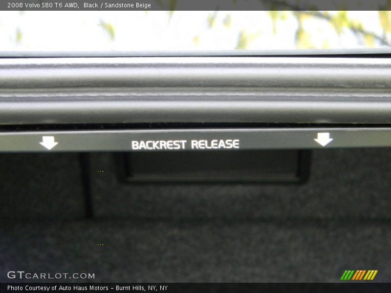 Black / Sandstone Beige 2008 Volvo S80 T6 AWD
