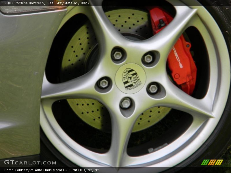 Seal Grey Metallic / Black 2003 Porsche Boxster S
