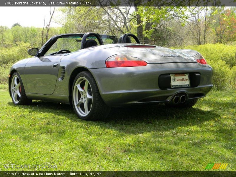 Seal Grey Metallic / Black 2003 Porsche Boxster S