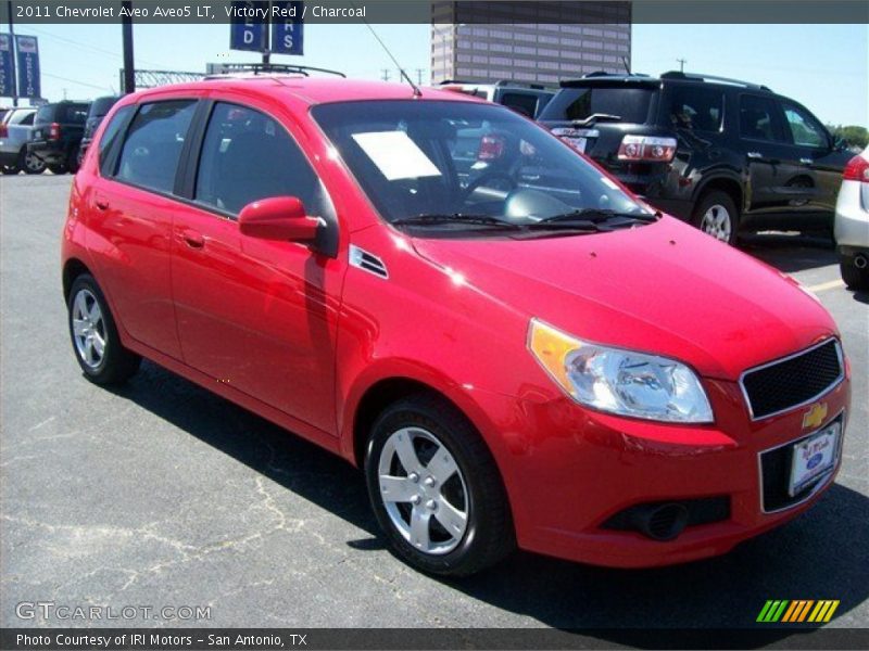 Victory Red / Charcoal 2011 Chevrolet Aveo Aveo5 LT