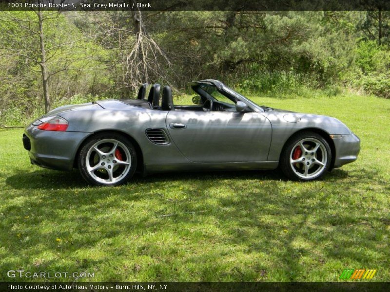 Seal Grey Metallic / Black 2003 Porsche Boxster S